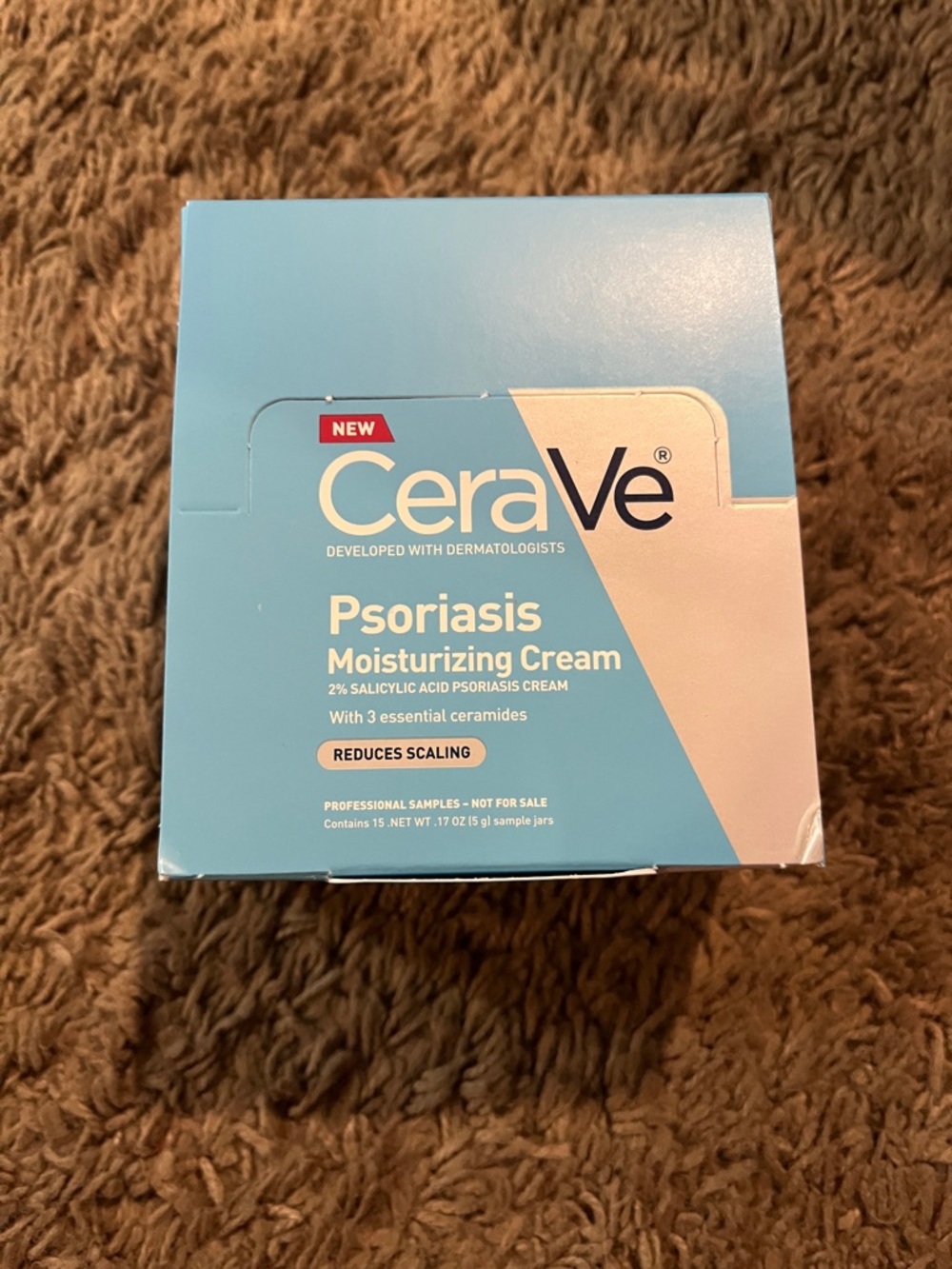 CeraVe Light Blue and White Psoriasis Moisturizing Cream